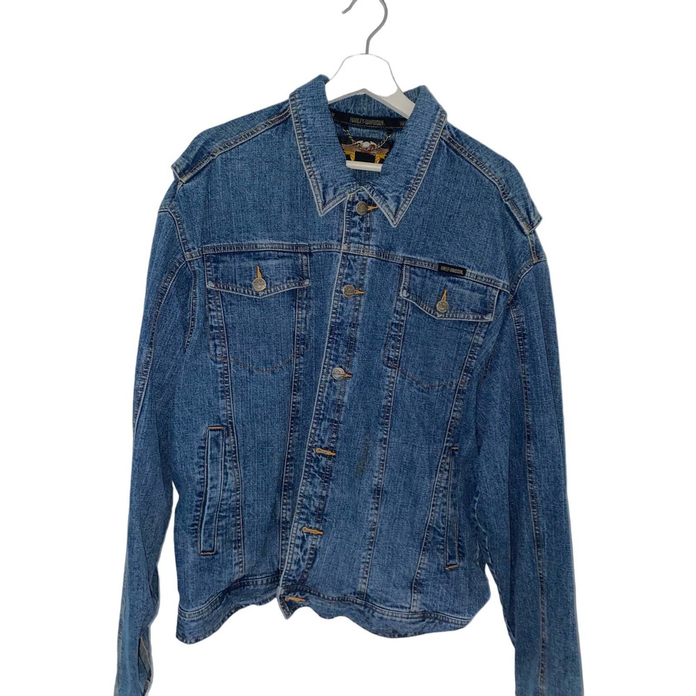 Harley Davidson Jean Jacket XL